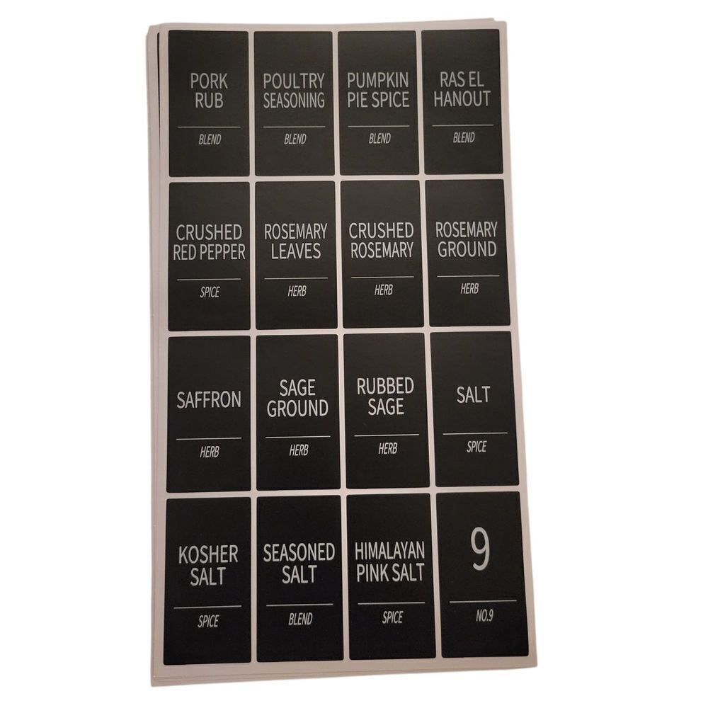 Spice and Baking Label Set - Picture 9 of 12